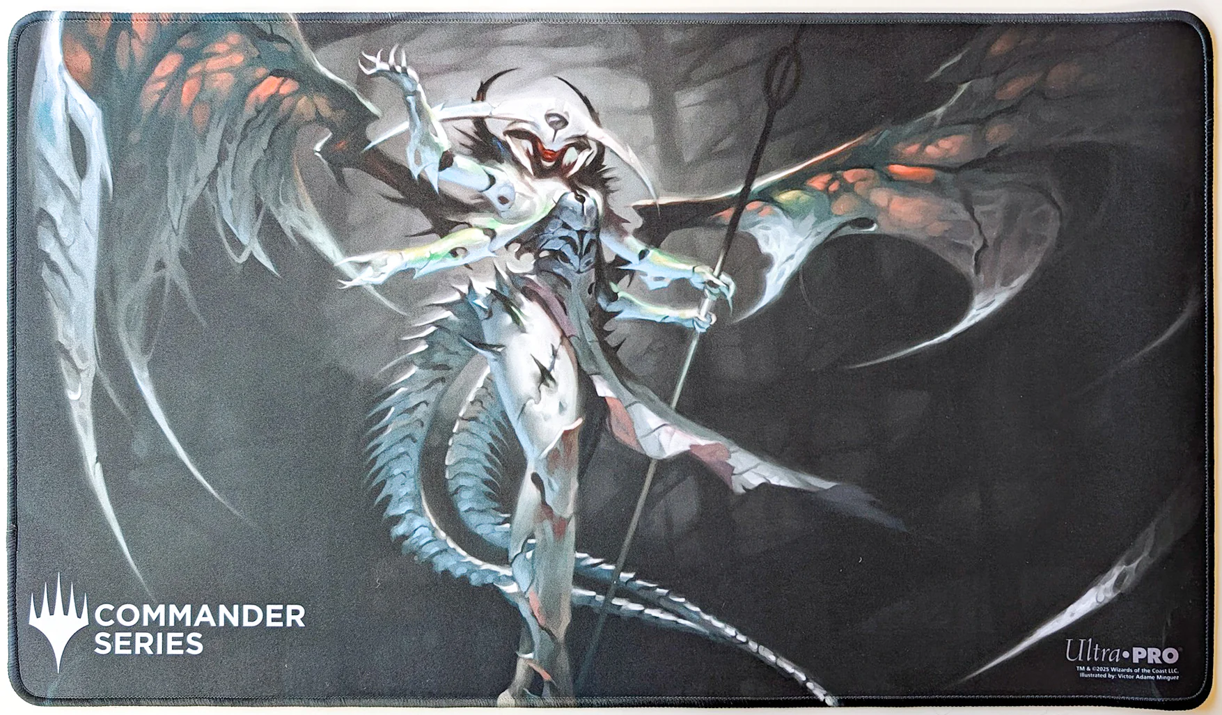 Atraxa, Praetors' Voice - Victor Adame Minguez - Commander Series #6 - Stitched MTG Playmat