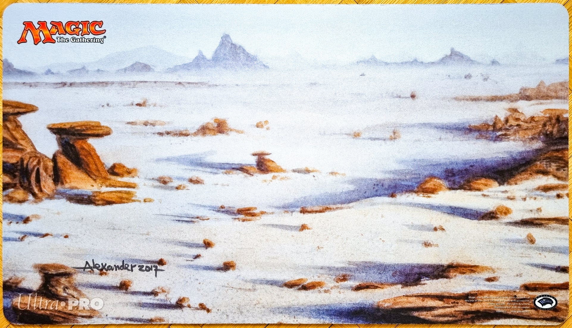 Badlands - Rob Alexander - Signed MTG Playmat