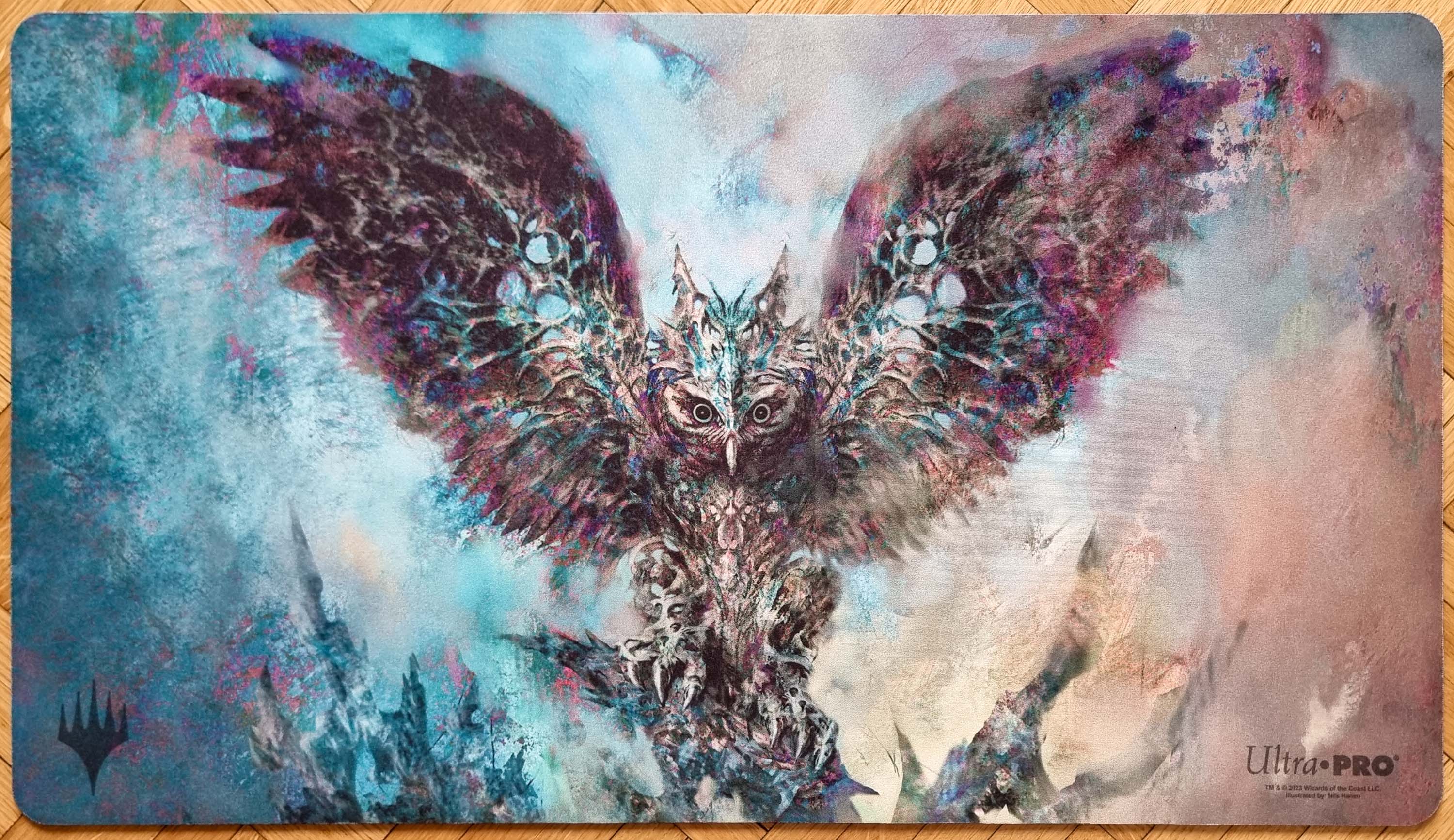 Baleful Strix [Black Logo] - Nils Hamm - MTG Playmat