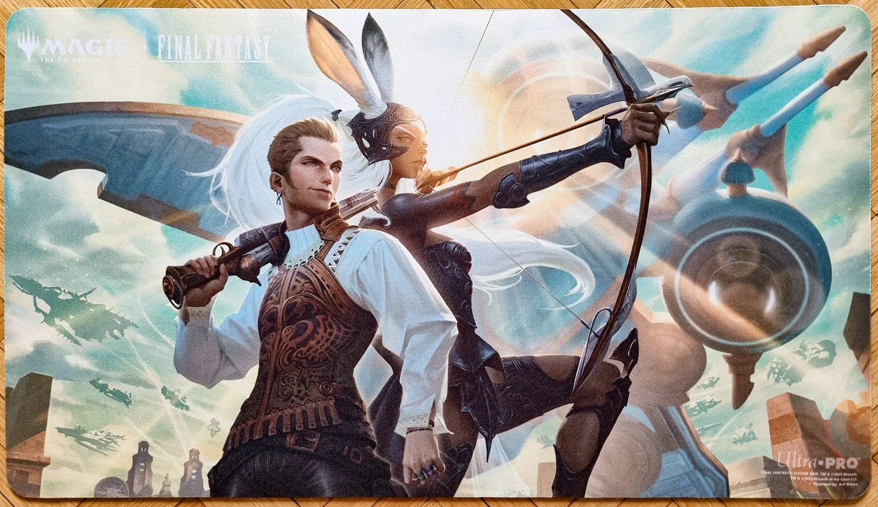 Balthier and Fran - Arif Wijaya - Final Fantasy - MTG Playmat