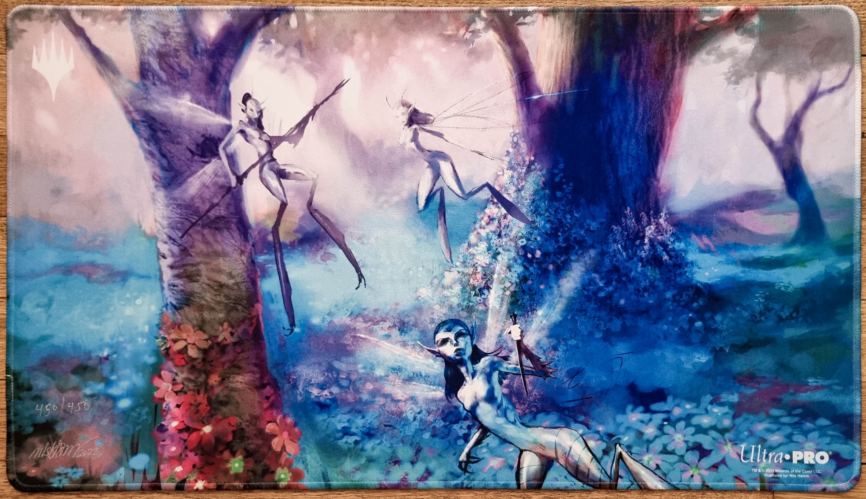 Bitterblossom - Nils Hamm - Signed & Stitched Limited Edition [450 copies] MTG Playmat