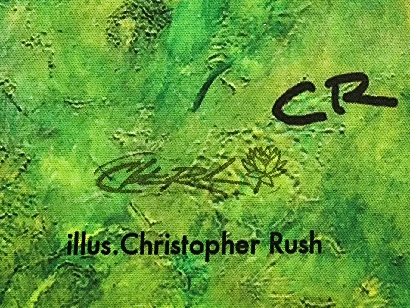 Black Lotus - Christopher Rush - Stamped Signature - MTG Playmat - Image 2