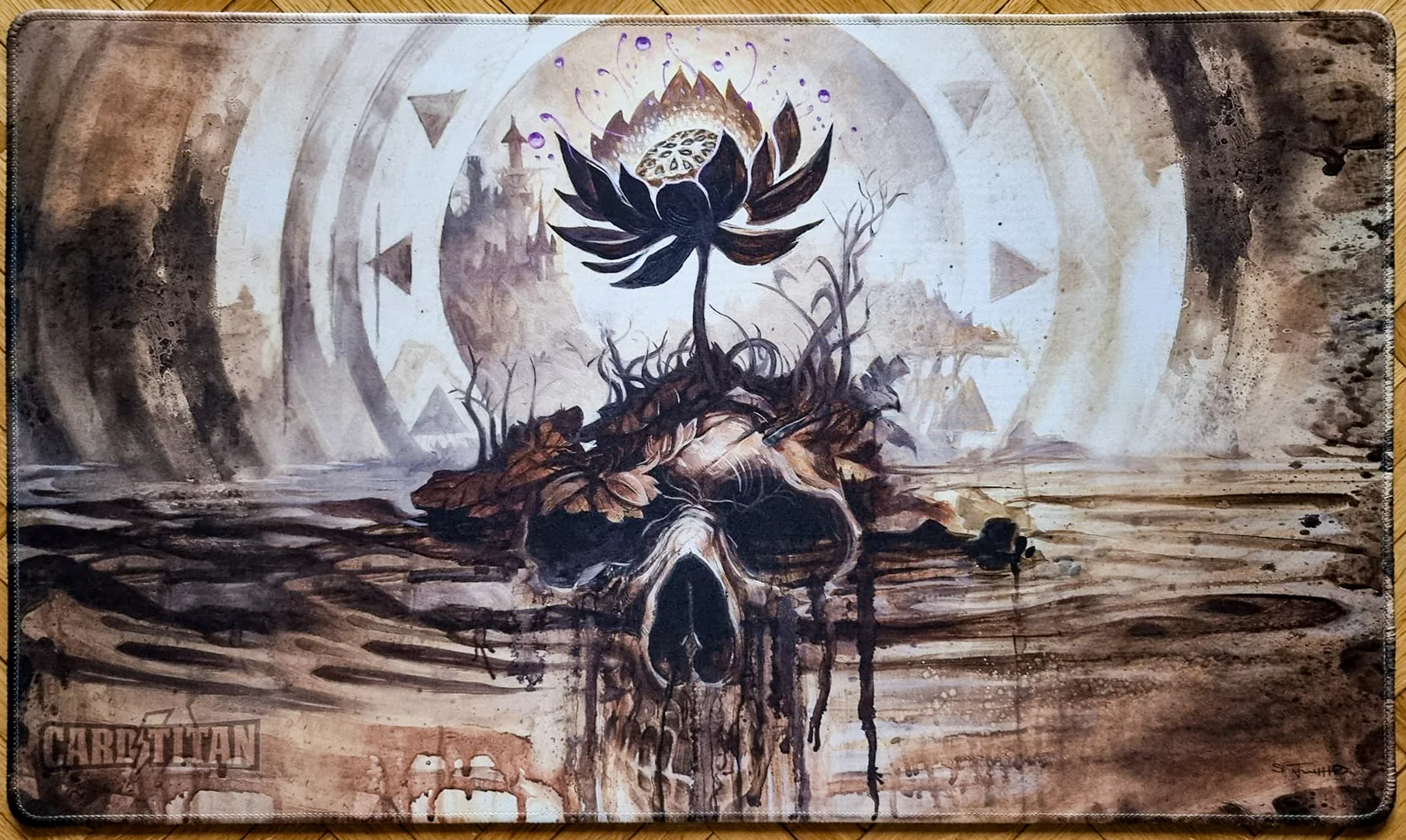 Black Lotus - Scott M. Fischer - Eternal Weekend Vintage Championship North America 2023 - Embroidered - MTG Playmat