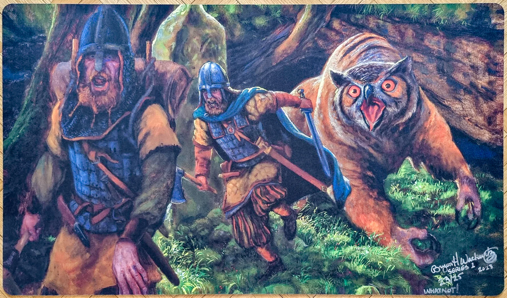 Botched Encounter - Bryon Wackwitz - Series 1 Limited Edition [25 copies] - Signed MTG Playmat