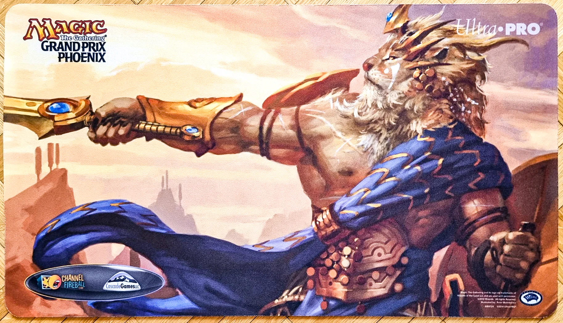 Brimaz, King of Oreskos - Peter Mohrbacher - Grand Prix Phoenix 2014 - MTG Playmat