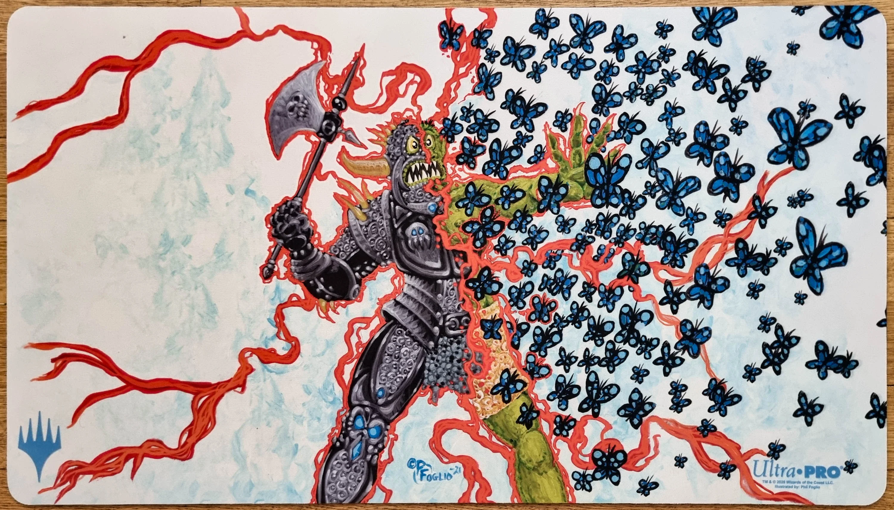 Chaos Warp - Phil Foglio - MTG Playmat