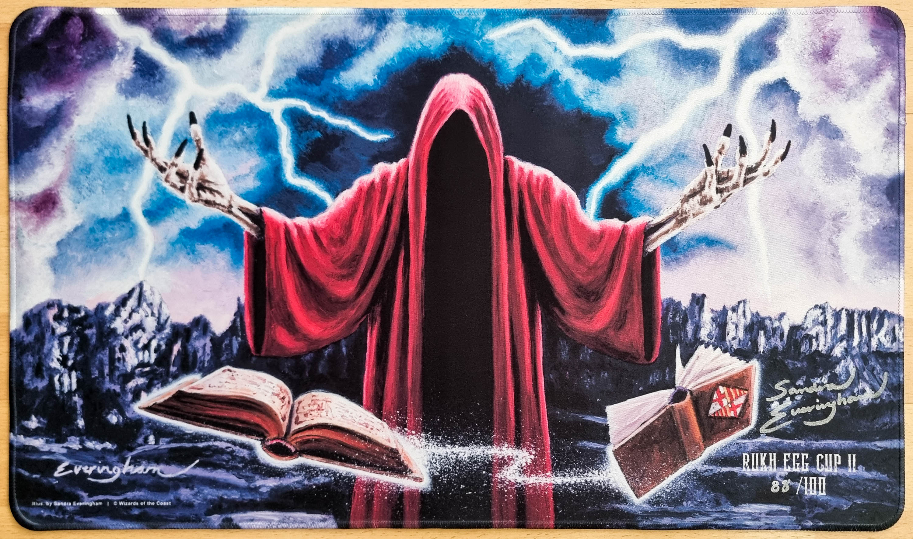 Dark Ritual - Sandra Everingham - Rukh Egg Cup II Barcelona 2026 - Signed & Stitched Limited Edition [100 Copies] MTG Playmat