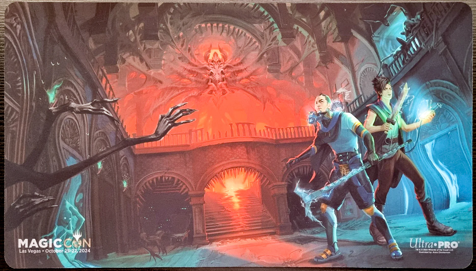 Duskmourn Key Art - Anna Christenson - MagicCon Las Vegas 2024 - MTG Playmat