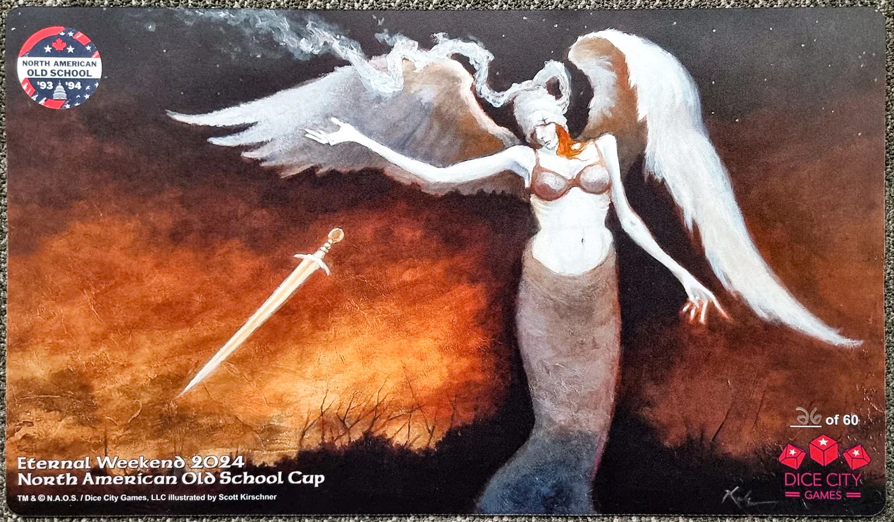 Eternal Weekend 2024 North American Old School Cup - Scott Kirschner - Signed Limited Edition [60 Copies] MTG Playmat