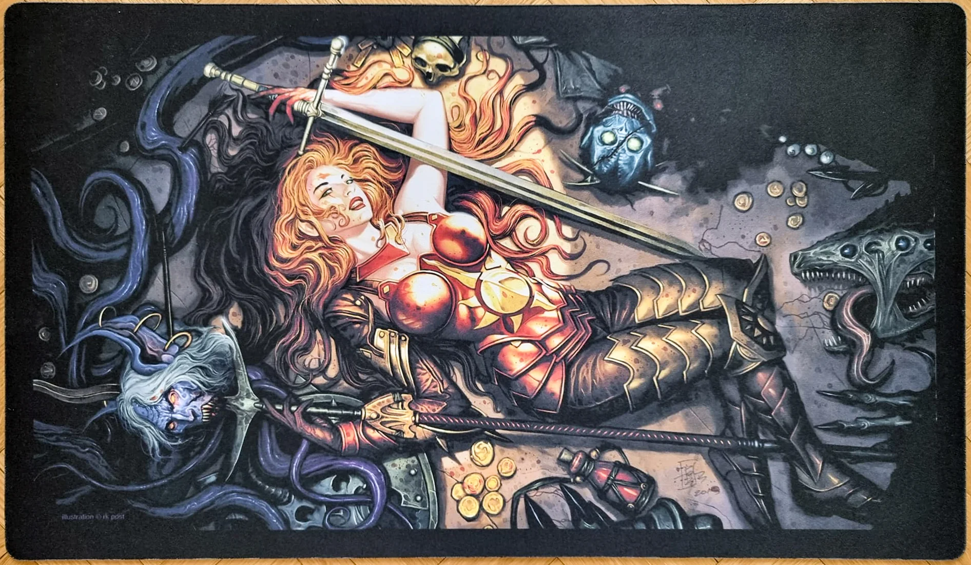 Killing Respite - rk post - MTG Playmat