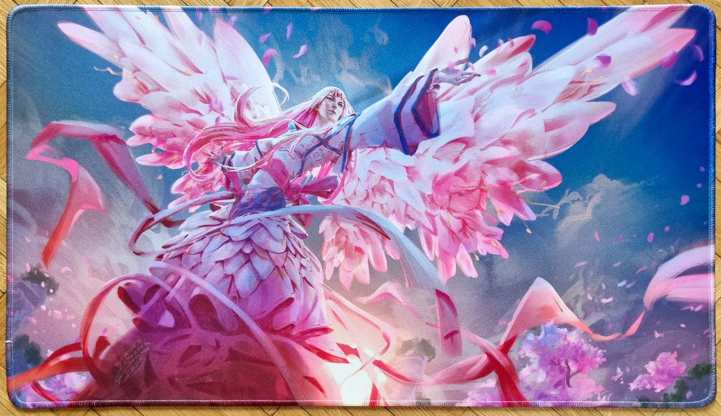 Konohanasakuya-hime - Johannes Voss - Signed & Stitched MTG Playmat