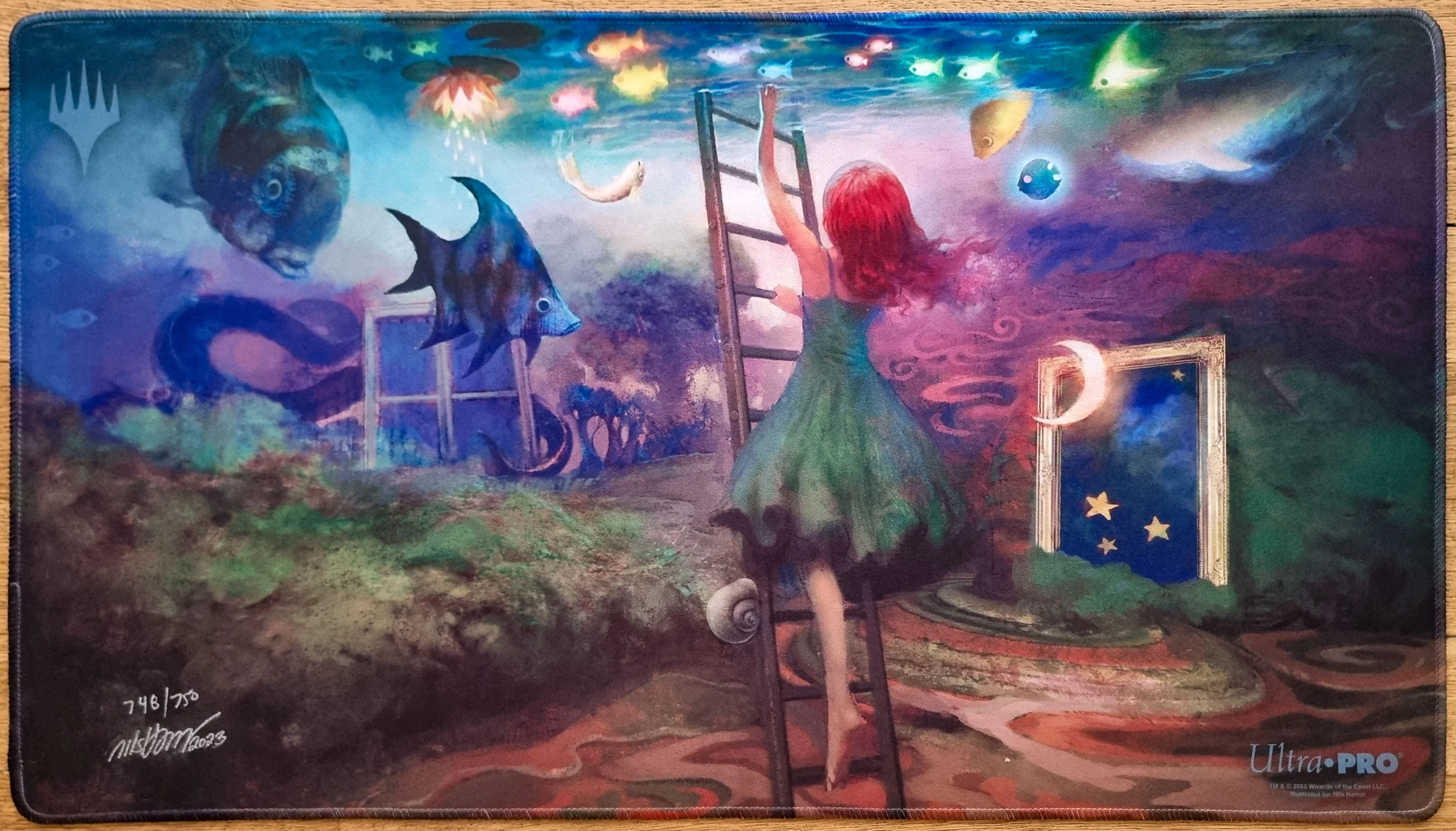 Lucid Dreams - Nils Hamm - Signed & Stitched Limited Edition [750 copies] MTG Playmat