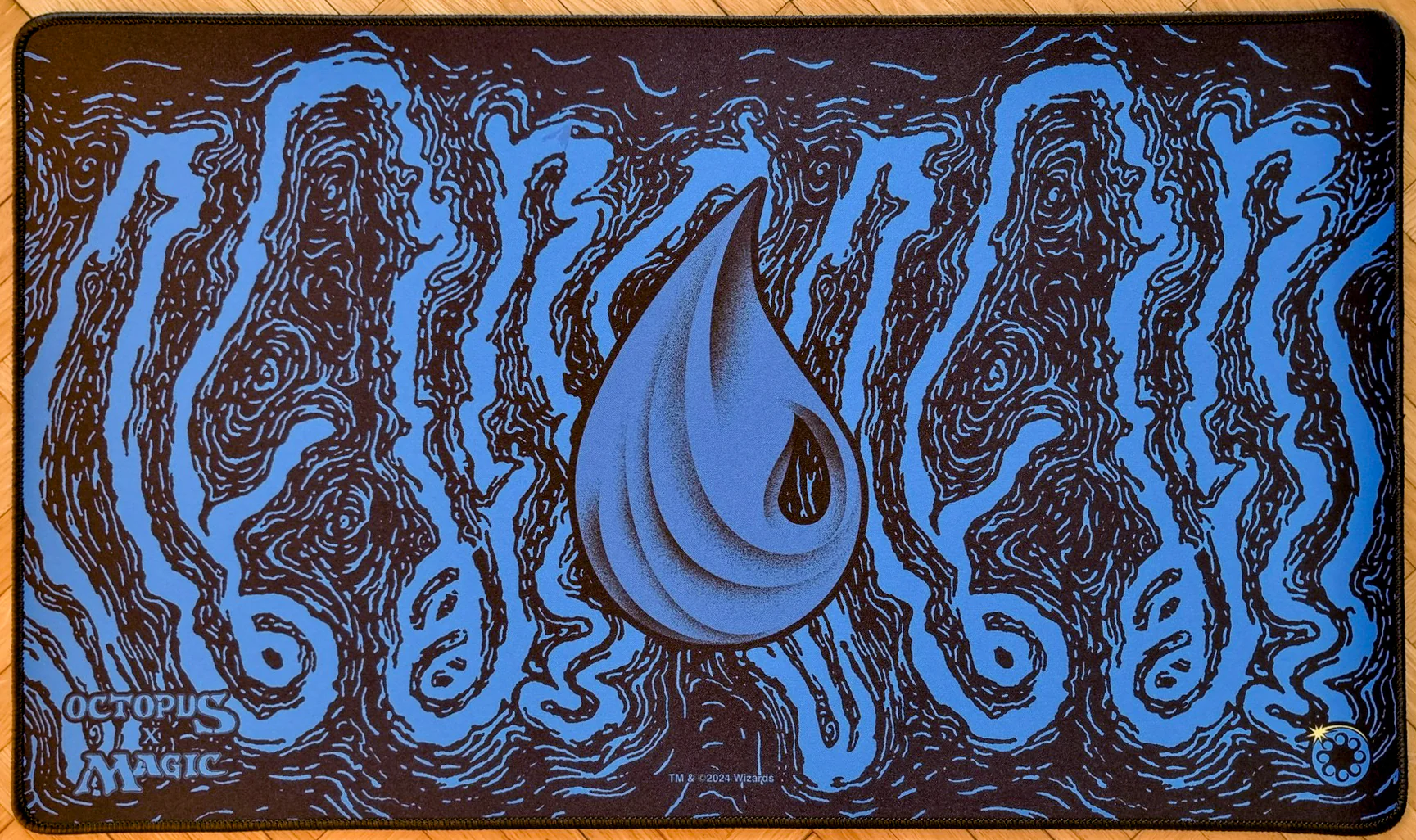 Magic: The Gathering Octopus Island - Embroidered - MTG Playmat