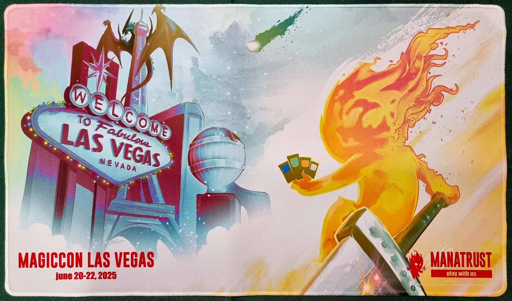 Manatrust at MagicCon Las Vegas 2025 - Stitched - MTG Playmat