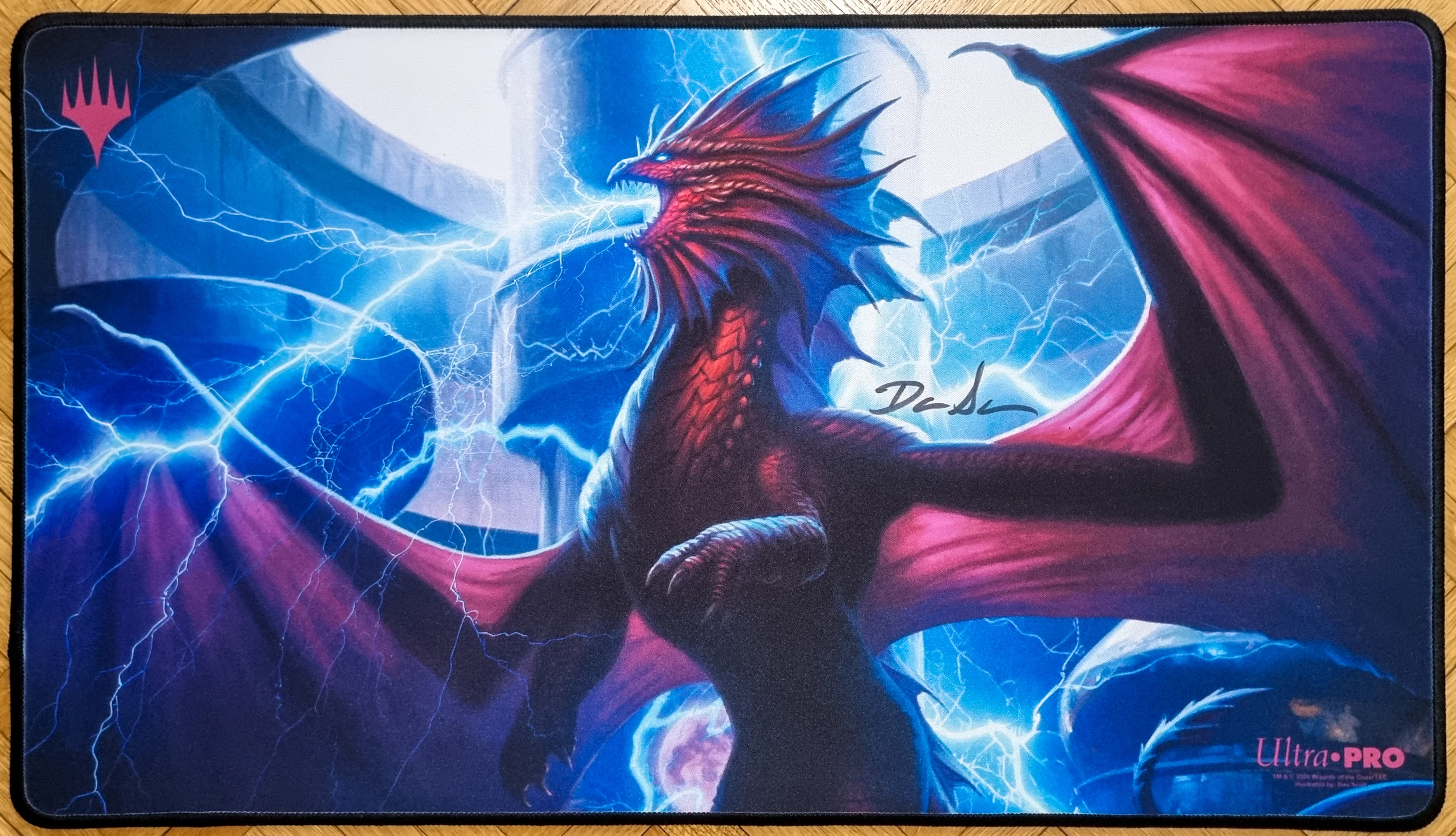 Niv-Mizzet, Visionary - Dan Murayama Scott - Stitched & Signed MTG Playmat