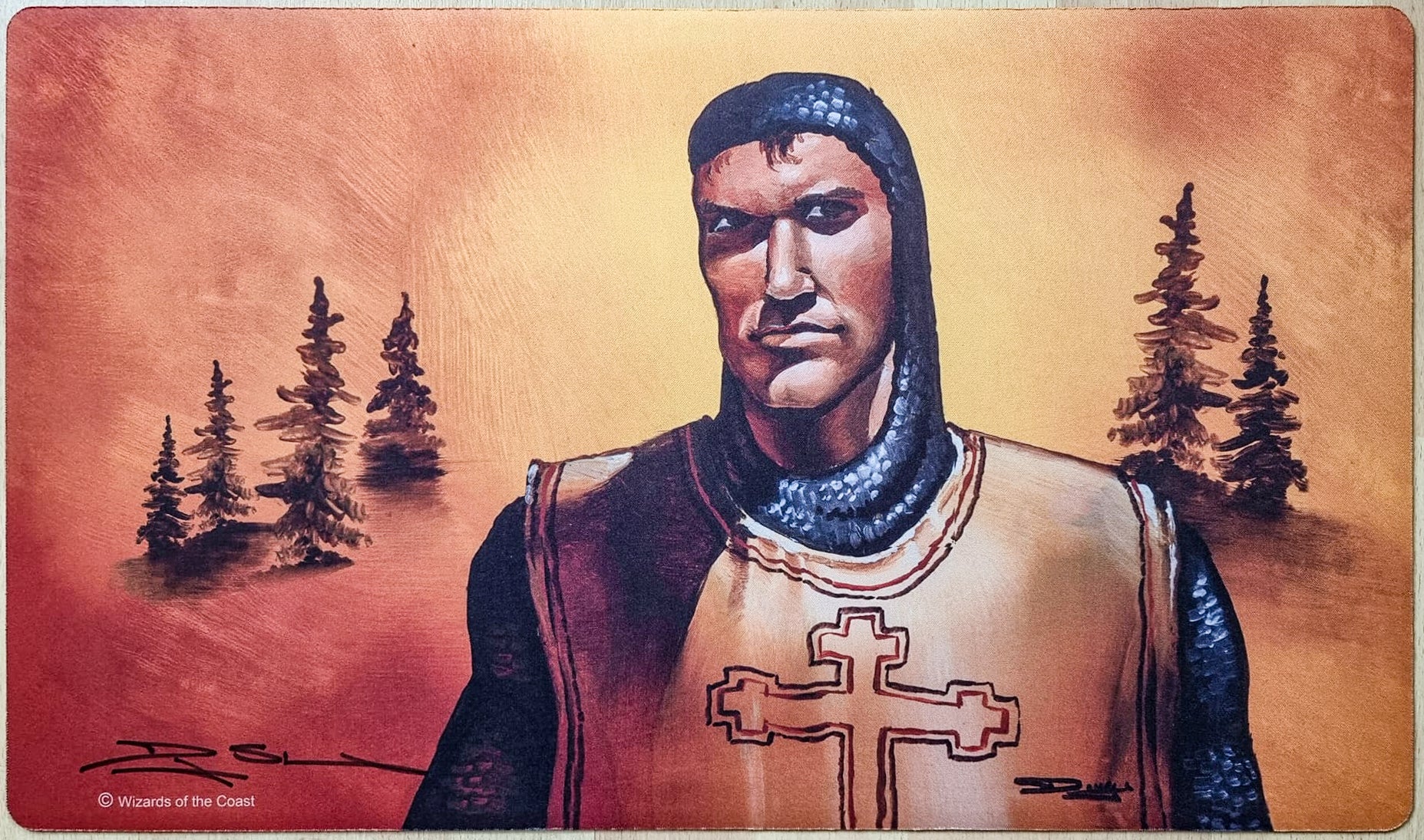 Northern Paladin - Douglas Shuler - Signed MTG Playmat