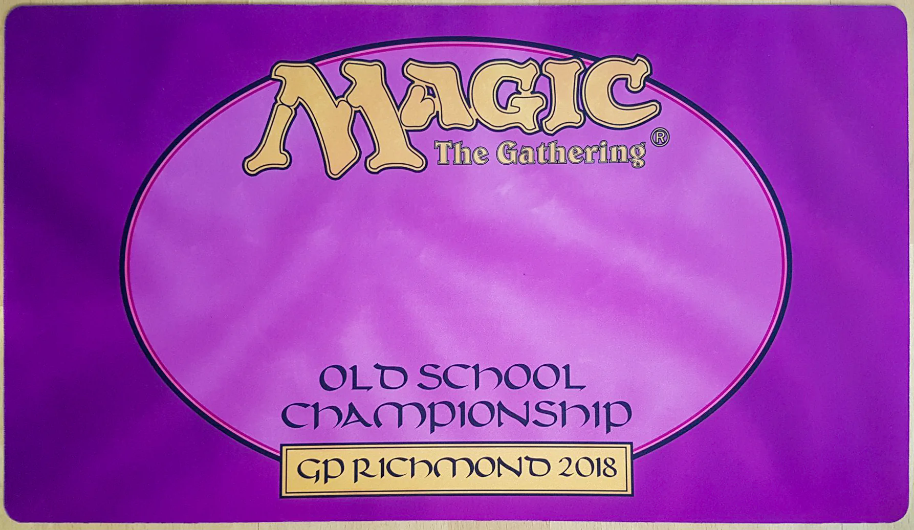 Old School Championship - Grand Prix Richmond 2018 - MTG Playmat