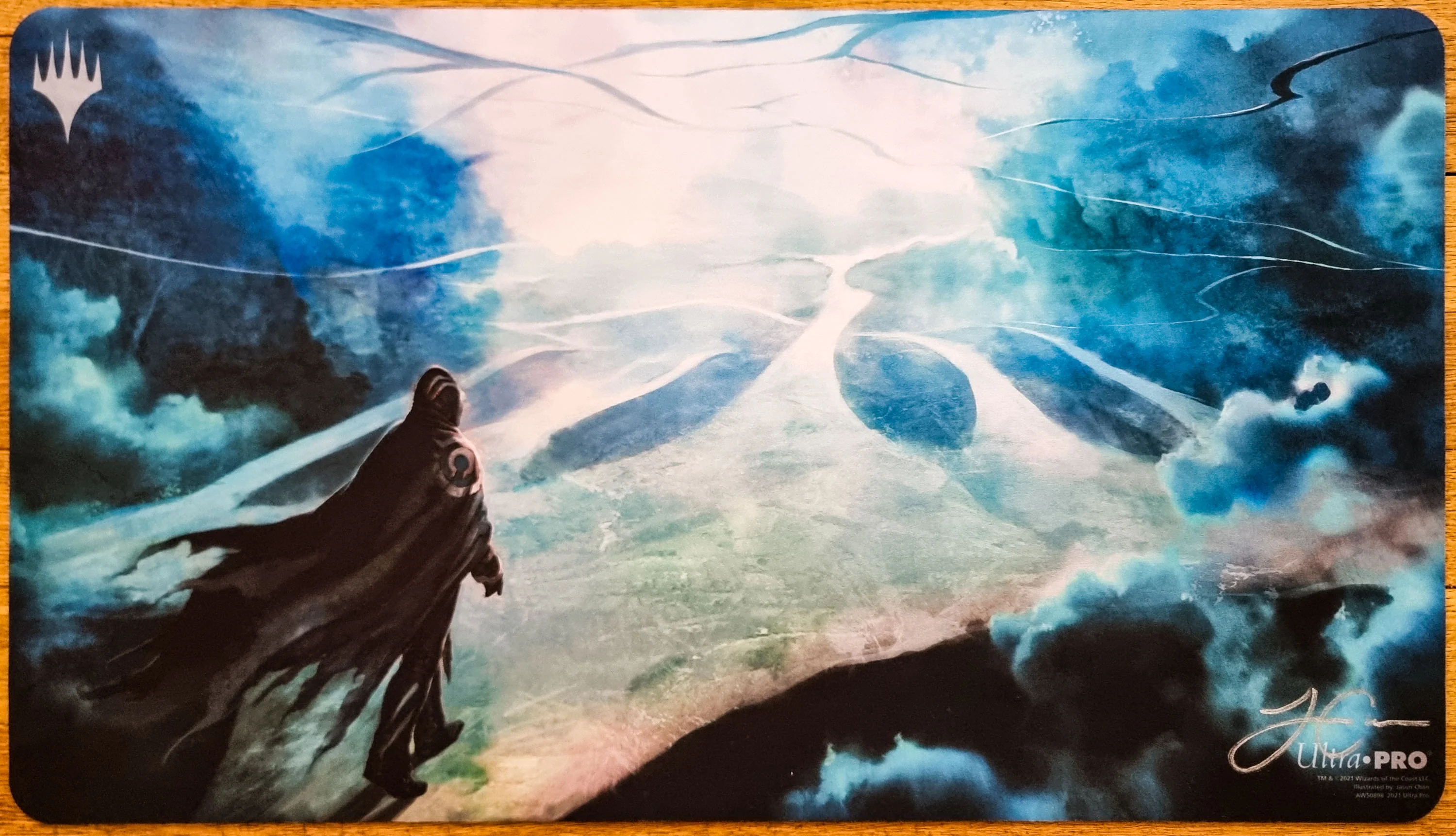 Omniscience - Jason Chan - Signed MTG Playmat