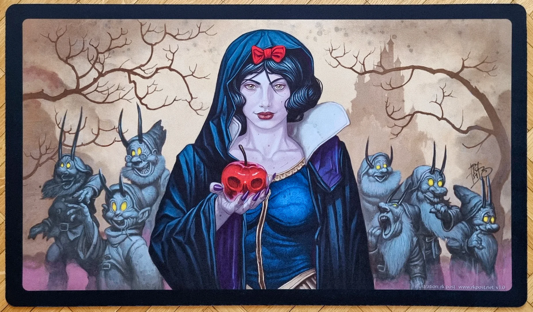 Original Sin [Snow White reinterpretation] - rk post - Signed MTG Playmat
