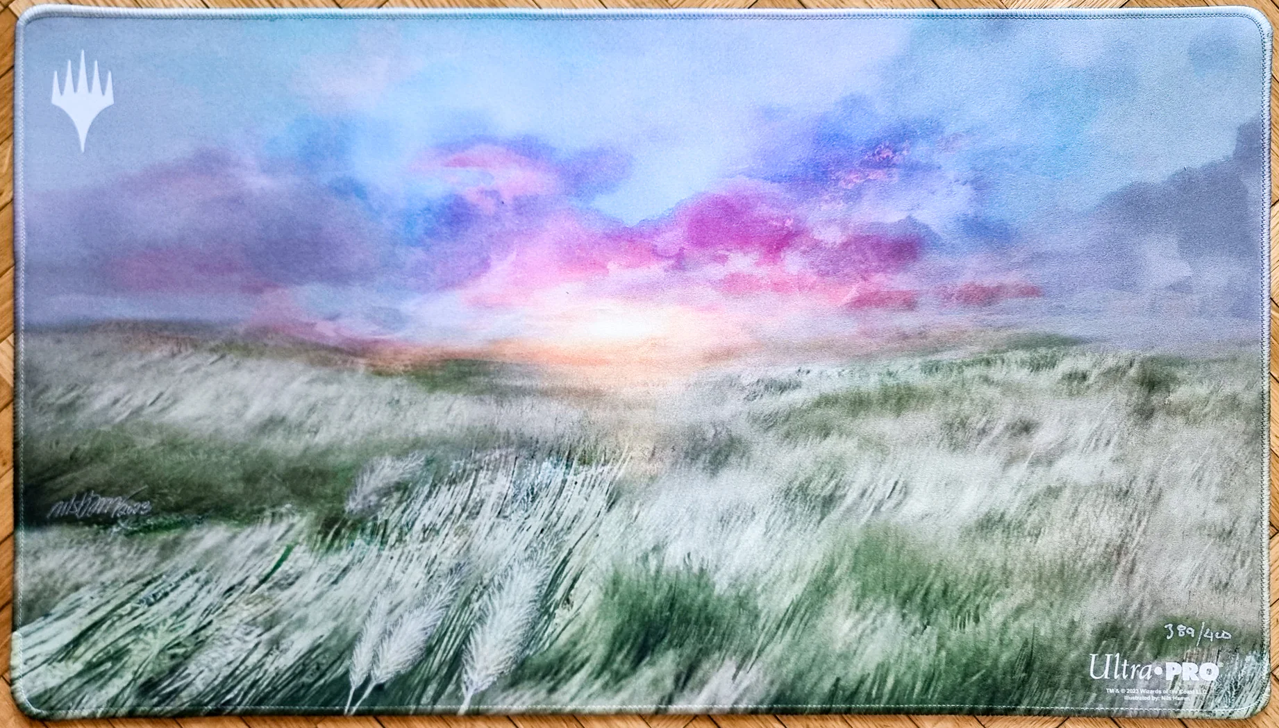 Plains - Nils Hamm - Limited Edition [389/400 copies] - Embroidered - MTG Playmat
