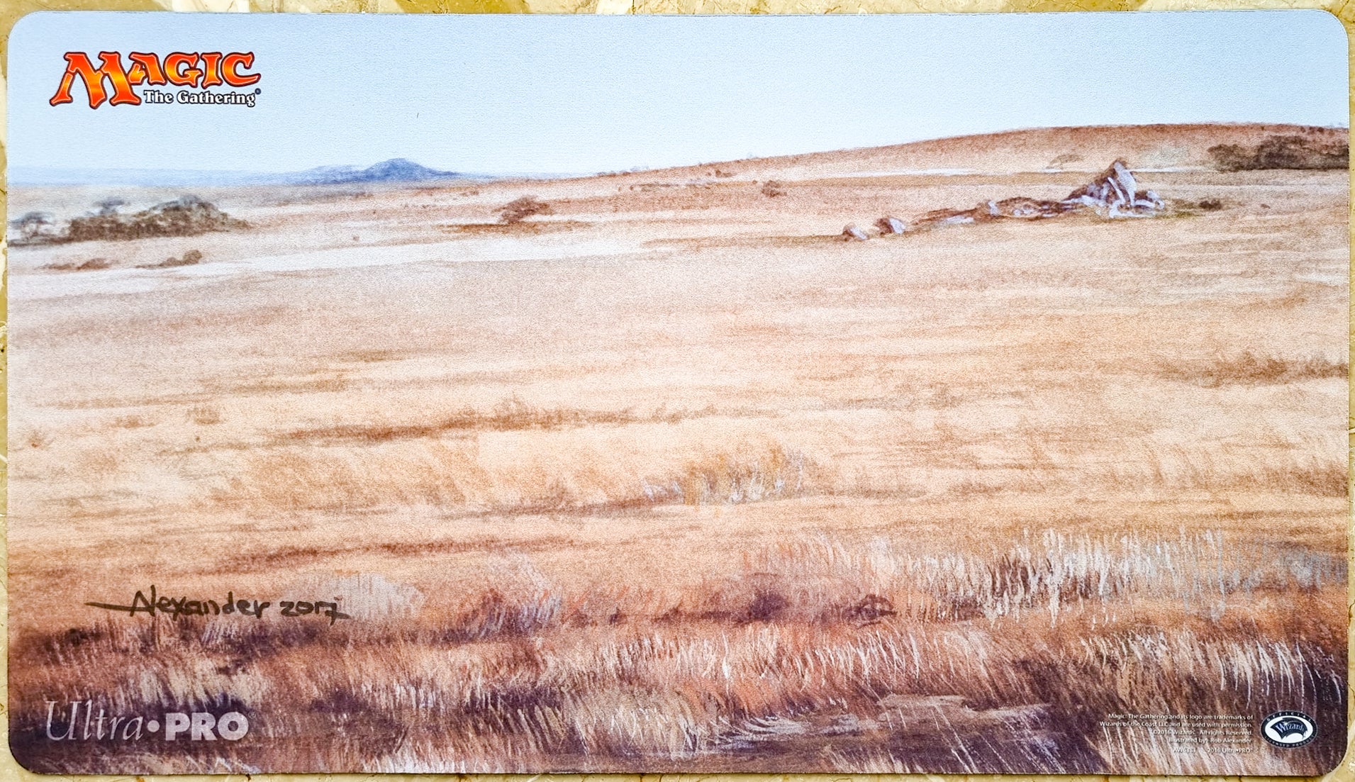 Savannah [Magic Logo] - Rob Alexander - Signed by the Artist - MTG Playmat