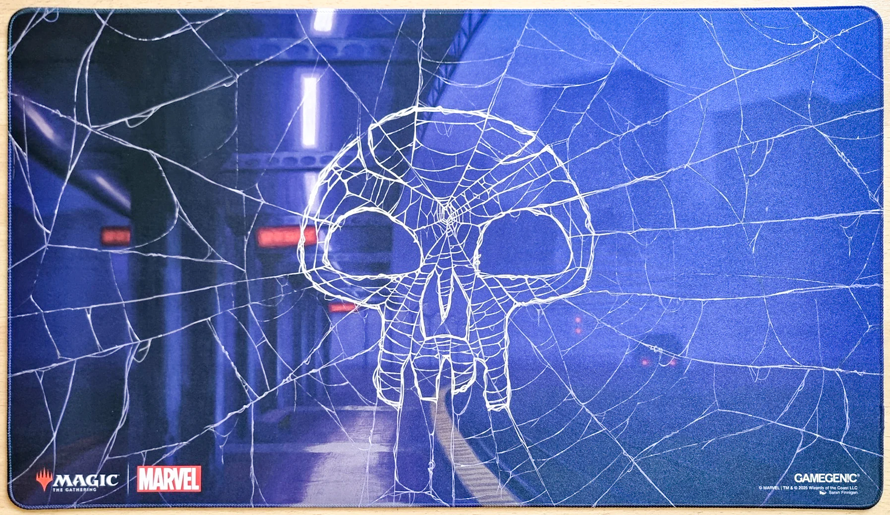 Spider-Man Swamp - Sarah Finnigan - Shiny Stitched MTG Playmat