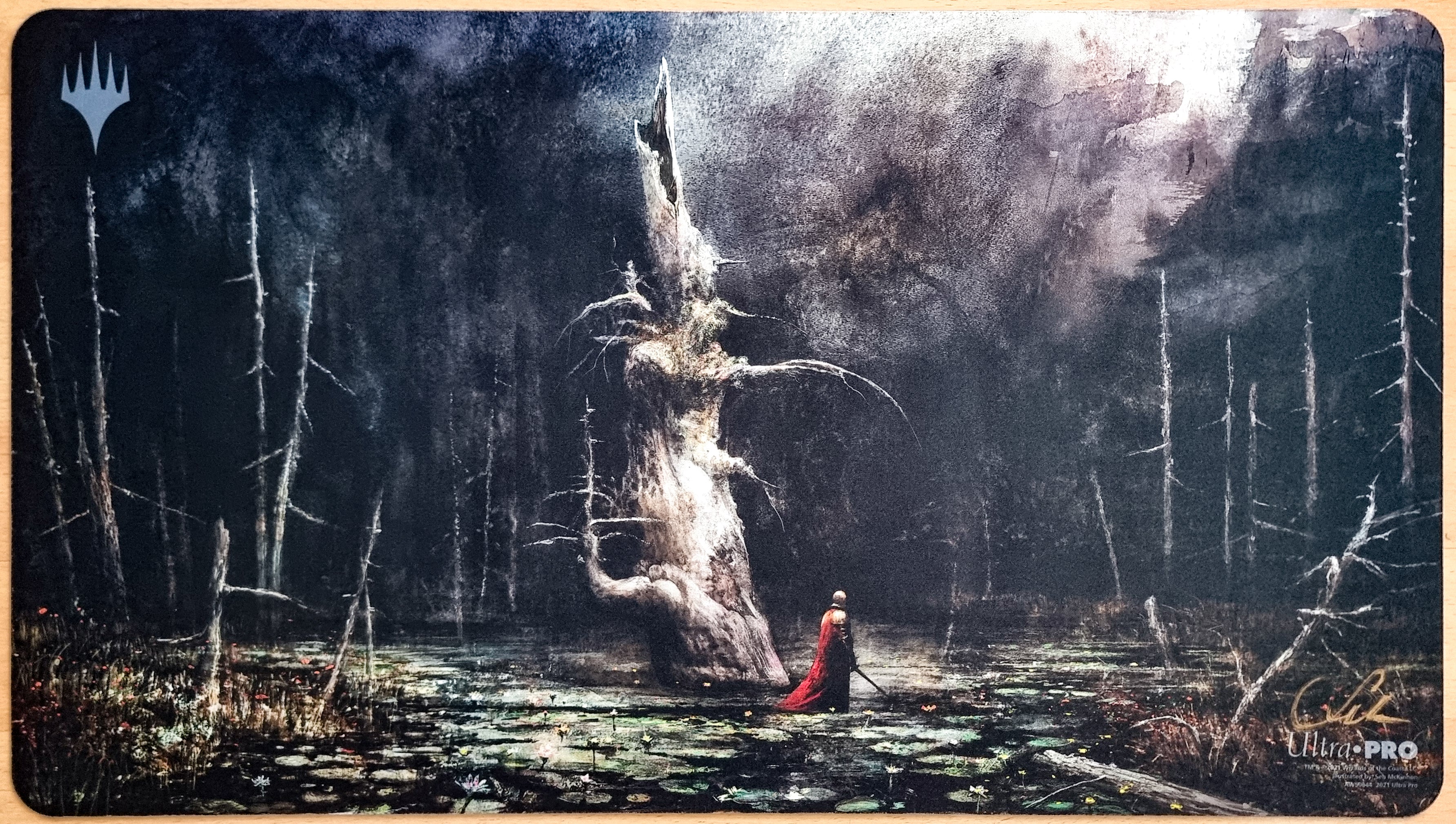 Swamp - Seb McKinnon - Signed MTG Playmat