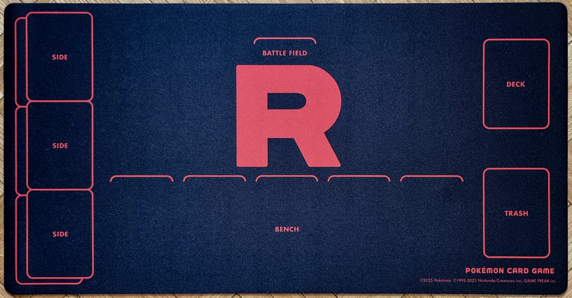 Team Rocket Playmat with Zones - Pokémon Playmat
