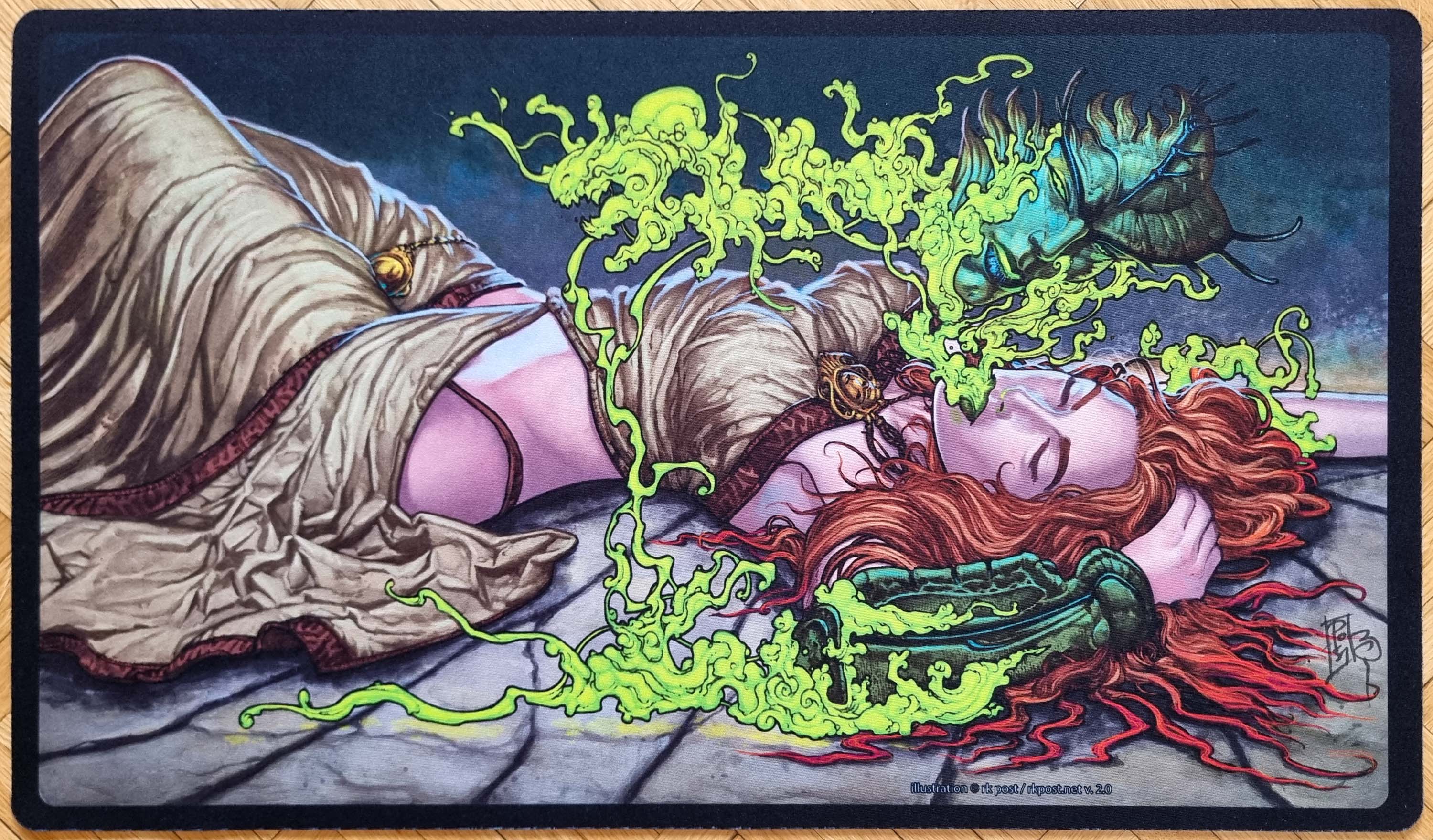 The Kiss 2.0 - rk post - Signed MTG Playmat