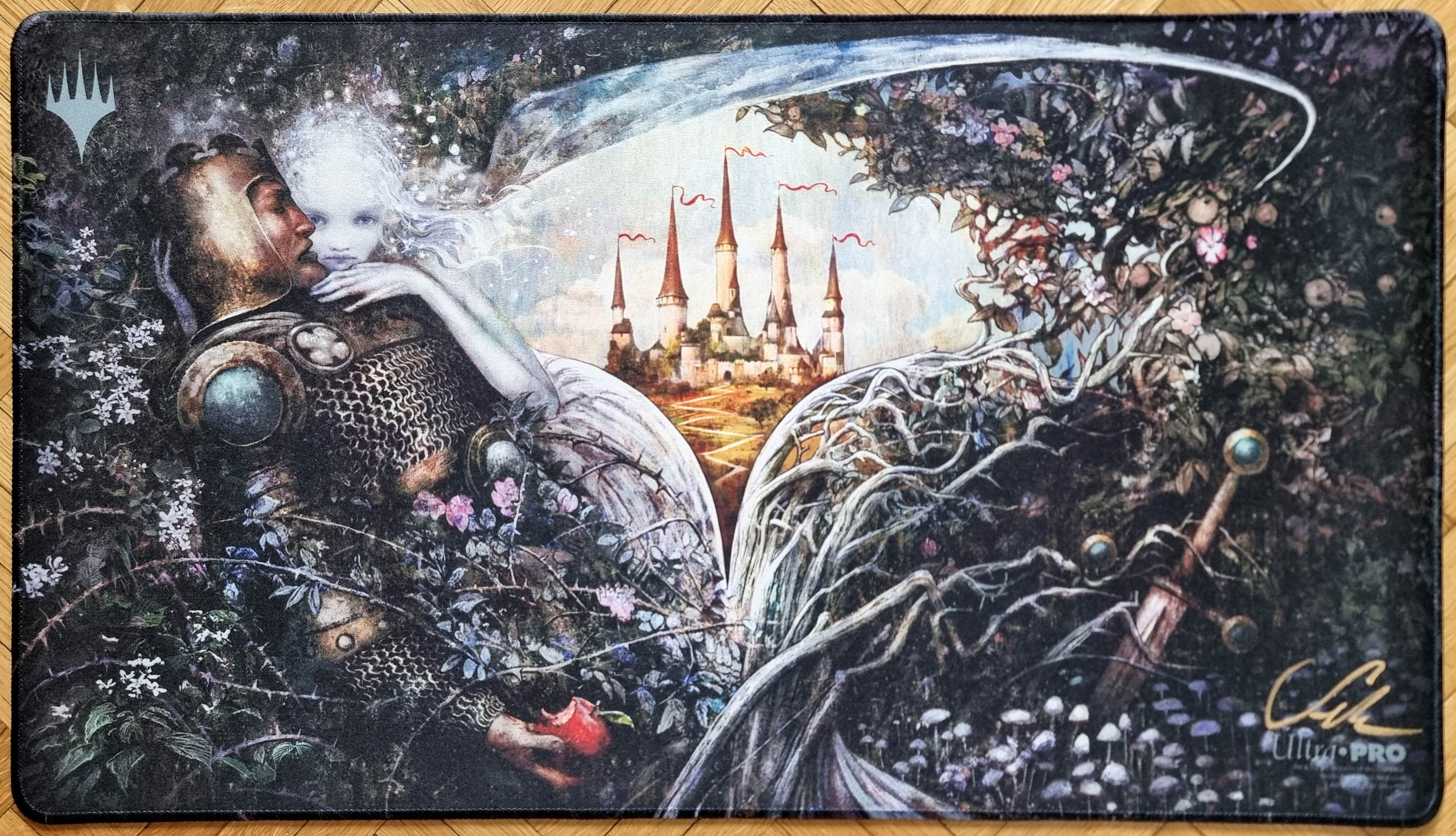 Throne of Eldraine Key Art - Seb McKinnon - Stitched & Signed MTG Playmat