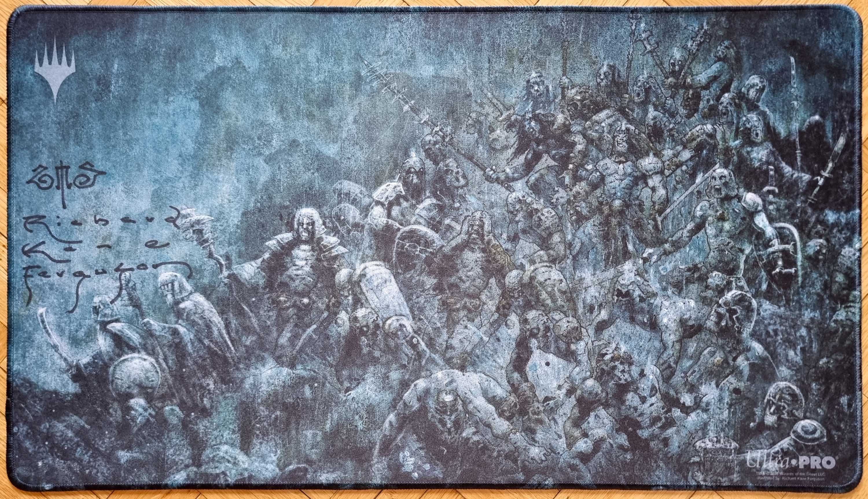 Toxic Deluge - Richard Kane Ferguson - Signed & Stitched MTG Playmat