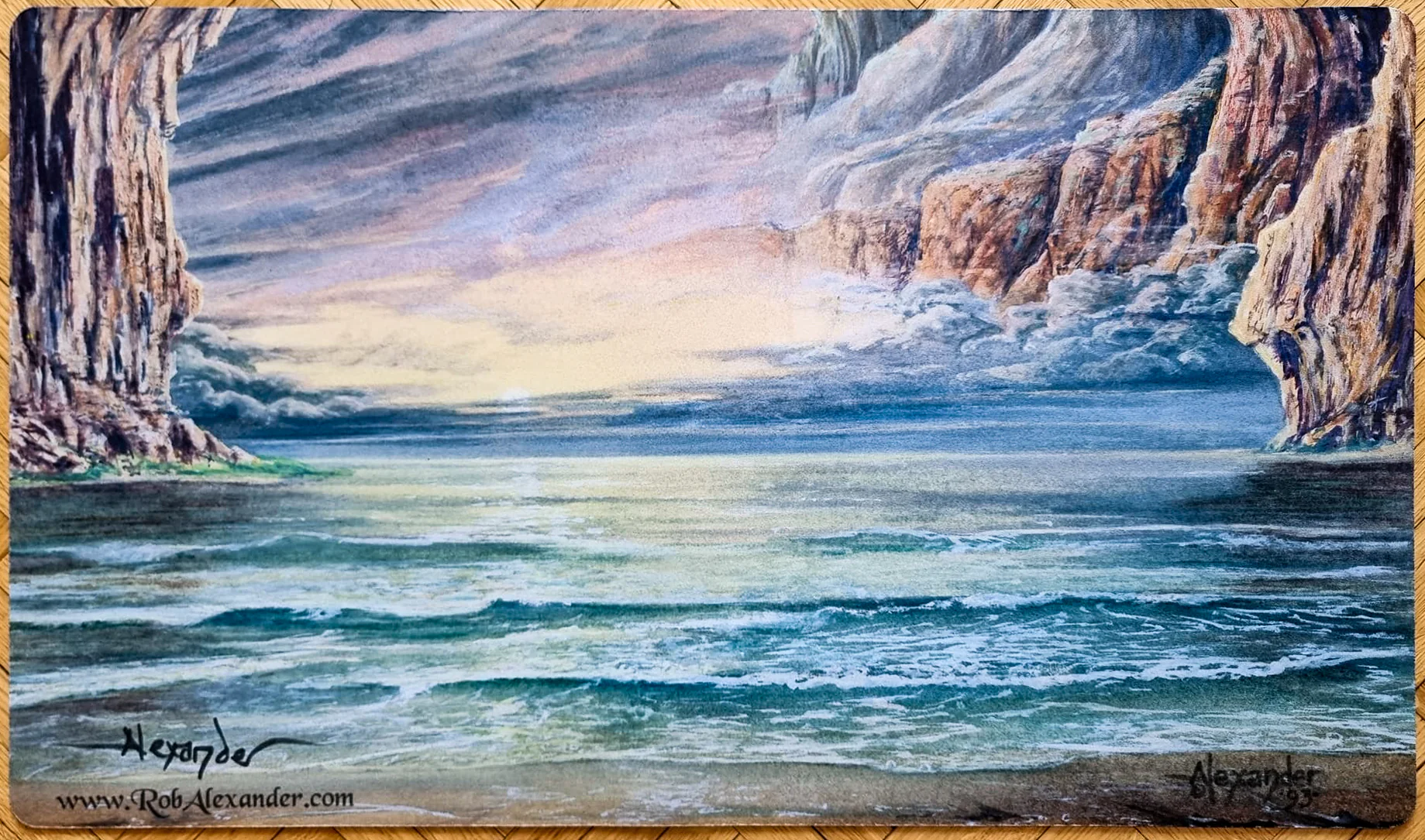 Underground Sea - Rob Alexander - Signed MTG Playmat